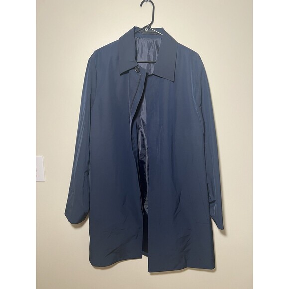 Calvin Klein Thermolite Trench Coat Jacket Men’s Size Size 50 Black - Picture 1 of 11